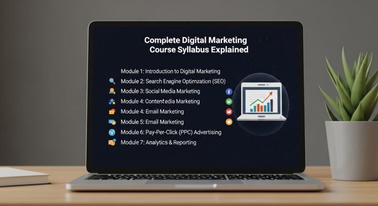 Complete Digital Marketing Course Syllabus Explained