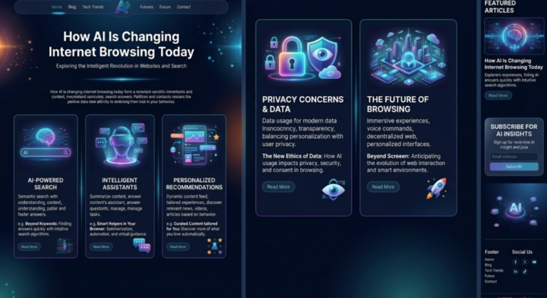 How AI Is Changing Internet Browsing Today