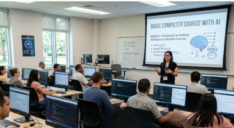 What is basic computer course with ai