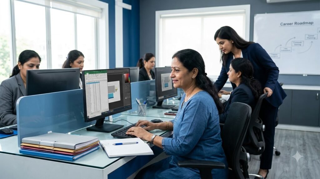 skill courses for housewives in Ganj Basoda