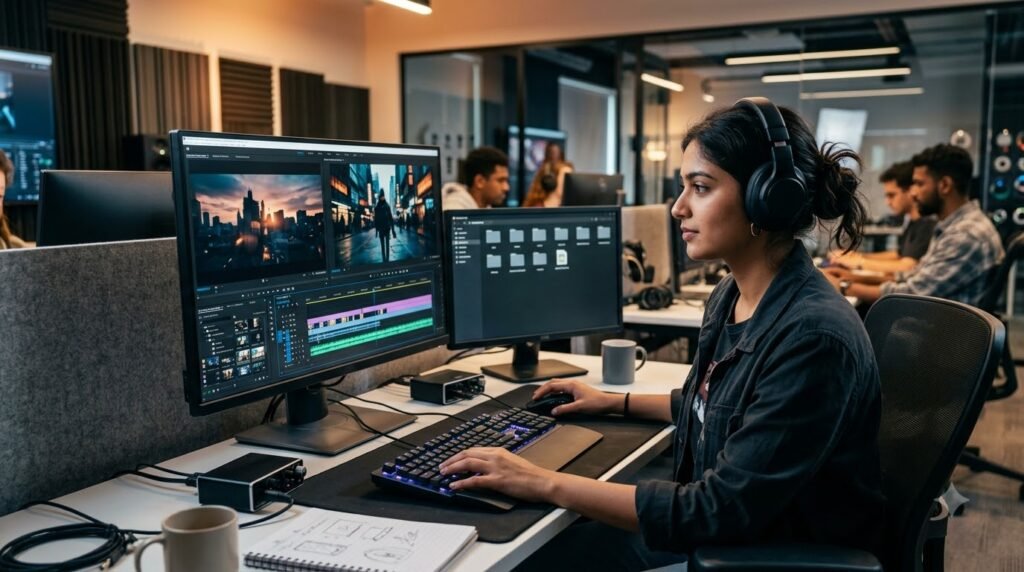 video editing course in Ganj Basoda